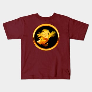 Endearing Gold Fish Kids T-Shirt